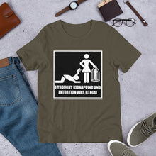 Load image into Gallery viewer, Kidnapping and Extortion T-Shirt
